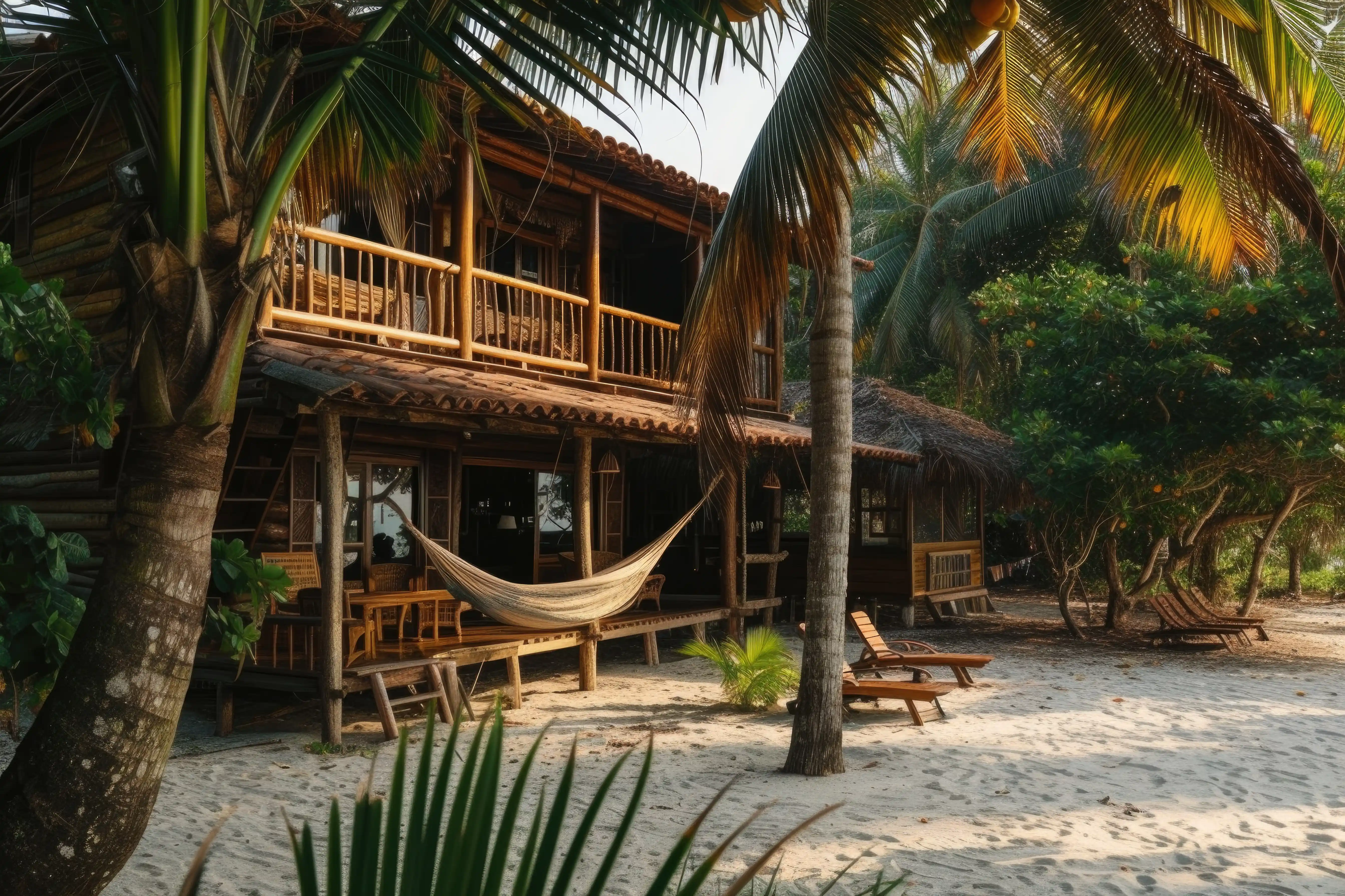 Hotel frente al mar en Mazunte
